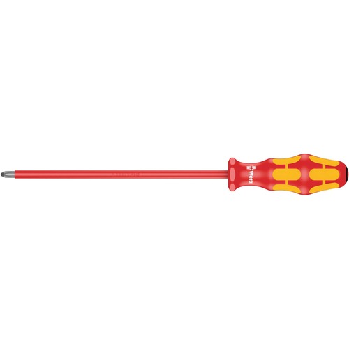 Wera VDE Schraubendreher der Serie 100 165i Pozidriv®, lange Ausführung PZ 2 x 200 mm