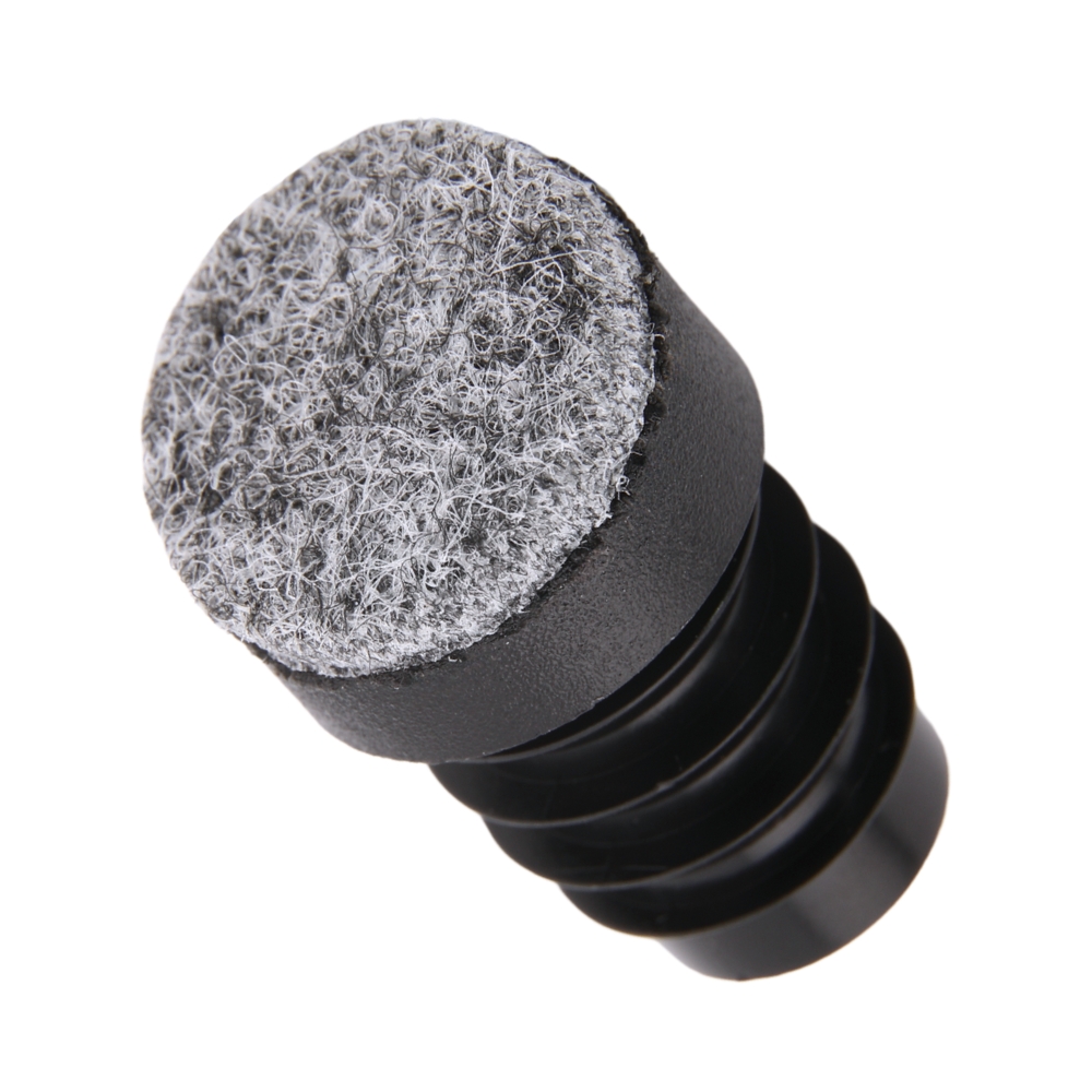 Lamellenstopfen schräg, rund 16x2-2,5 – PE schwarz, Winkel 9°, VPE 1000