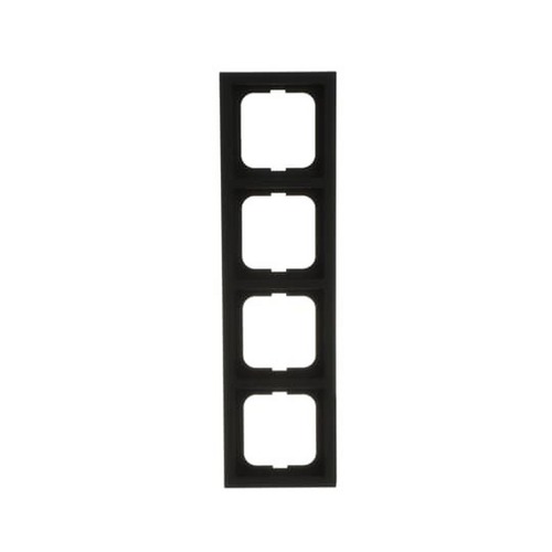 Busch-Jaeger Abdeckrahmen 4-fach schwarz matt - future® linear - matt
