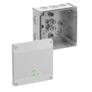 Spelsberg Abzweigkasten, Schutzart IP66, max. Leiterquerschnitt 10², Schlagfestigkeit IK07, Schutzklasse II, Ui 1000V AC, Ui 1000V DC (81040001)