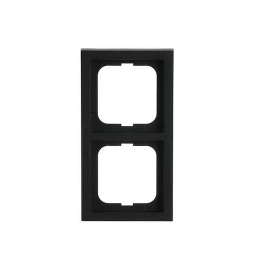 Busch-Jaeger Abdeckrahmen 2-fach schwarz matt - future® linear - matt