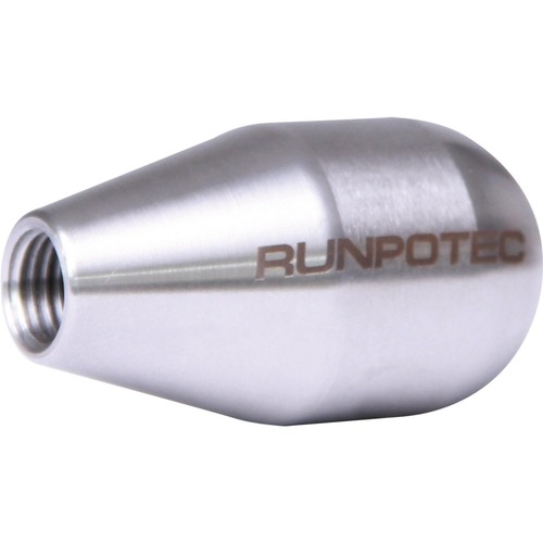 Runpotec Anfangsbirne Ø 30 mm mit Gewinde RTG Ø 12 mm, Führungskopf für Glasfaserstab GF7.5-GF15, Verbindungsgewinde RTG Ø 6mm - um Führungssonde zu adaptieren