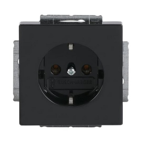 Busch-Jaeger SCHUKO® Steckdosen-Einsatz anthrazit - Plattform 63