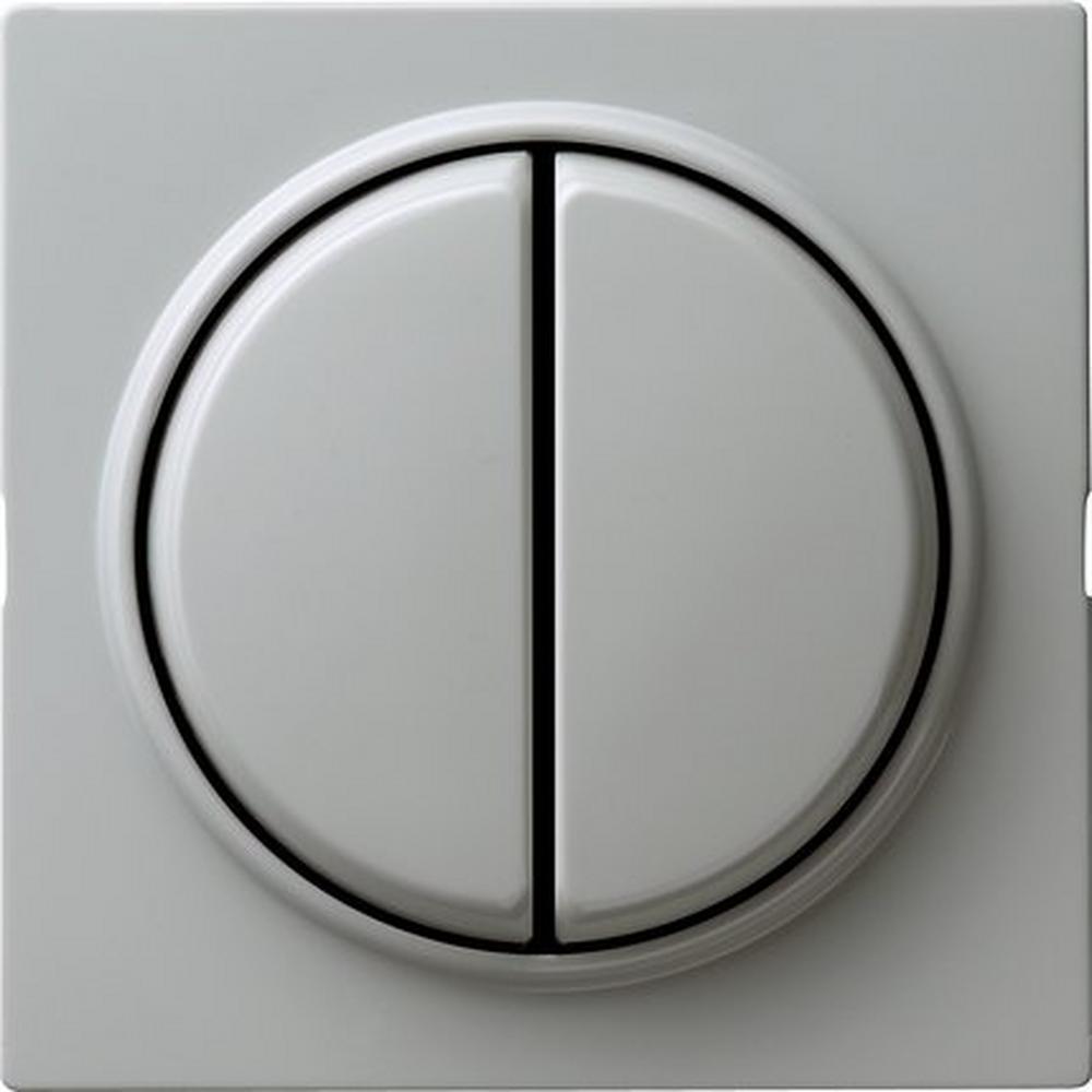 Gira 012542, Tastschalter Serien Abd. S-Color Grau