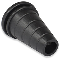 Multikabeltüllen 20,0/1,6/8-17 – Muffentülle PVC schwarz