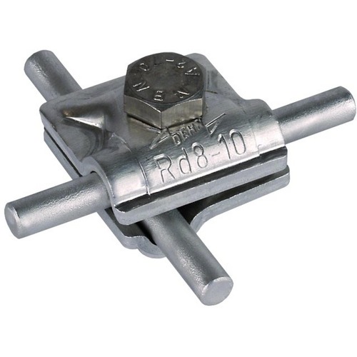 DEHN SE MV-Klemme Al f. Rd 8-10mm m. Sechskantschraube
