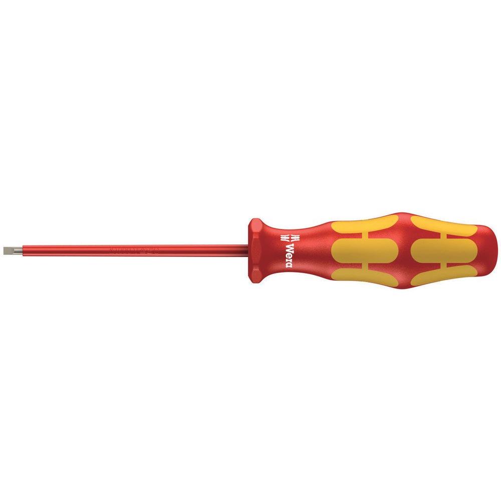Wera VDE Schraubendreher der Serie 100 160i Schlitz, kein Lasertip 0,4 x 2,5 x 80 mm