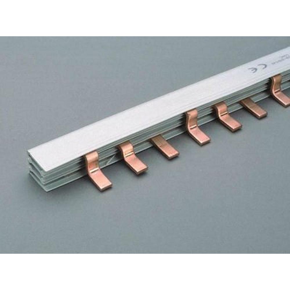 31056, Kammschiene 3-polig, Steg, Teilung 27 mm 130 A, 1 m lang 35 mm²