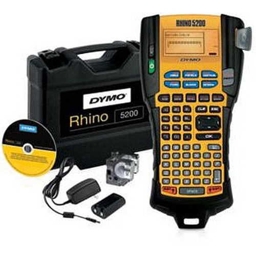 Dymo S0841400, - RHINO 5200 im stabilen Hartschalenkoffer Rhino-Bänder:6, 9, 12, 19 mm