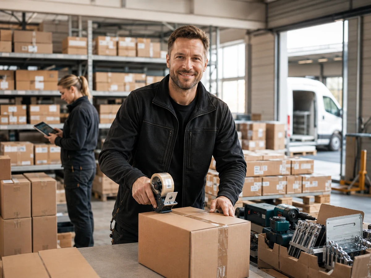 Werkzeug und Material fuer ein Heimwerkerprojekt