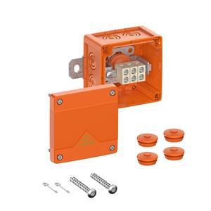 Spelsberg Abzweigkasten, Schutzart IP66, Schlagfestigkeit IK08, Schutzklasse II, Ui 450V AC, Bemessungsisolationsspannung 450V DC (86651201)