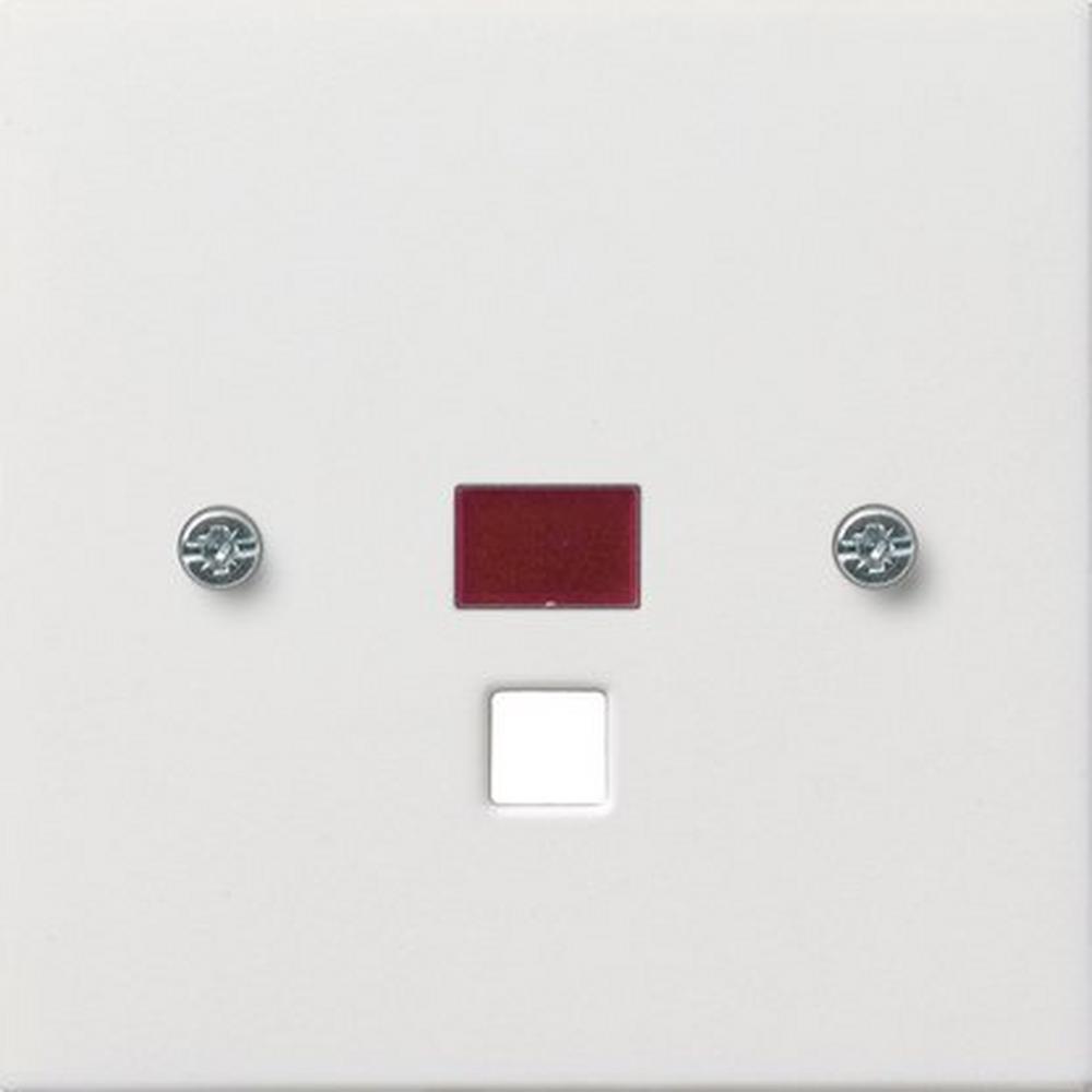 Gira 0638112, Abd. Kontrollf. groß Zugschalter/-taster Flächenschalter Reinweiß