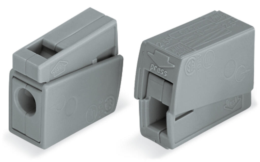 WAGO 224-101, Netzanschlussklemme Grau