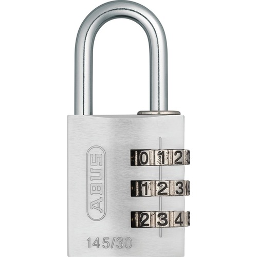 ABUS 145/30 titanium mit EAN Alu.Zahlen-Kombinationsschloss