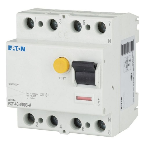 Eaton PXF-40/4/003-A, FI-Schutzschalter 4-polig Typ A 40A 30mA