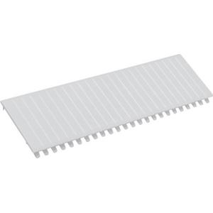 Hager S35S, Hutschienenabdeckung, Abdeckstreifen, univers Z, 219 mm, für 12 PLE, brechbar