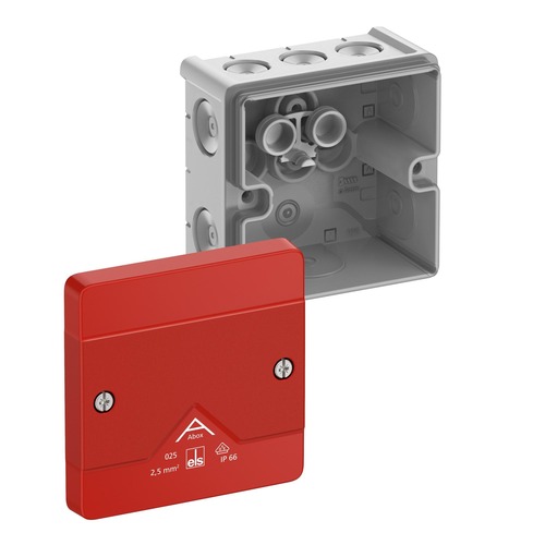 Spelsberg Abzweigkasten, Schutzart IP66, max. Leiterquerschnitt 2,5², Schlagfestigkeit IK07, Schutzklasse II, Ui 1000V AC, Ui 1000V DC, DLG, VDE, halogenfrei (80270001)
