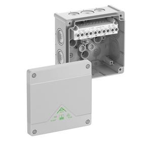 Spelsberg Abzweigkasten, Schutzart IP66, max. Leiterquerschnitt 6², Schlagfestigkeit IK07, Schutzklasse II, Ui 690V AC, Ui 690V DC (80642001)