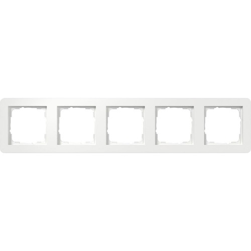 Gira Abdeckrahmen 5f Gira E1 Reinweiß