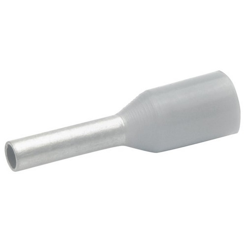 Klauke Isolierte Aderendhülsen nach DIN, , 0,75 mm², Grau, Länge 10mm, Cu, verzinnt (47010)
