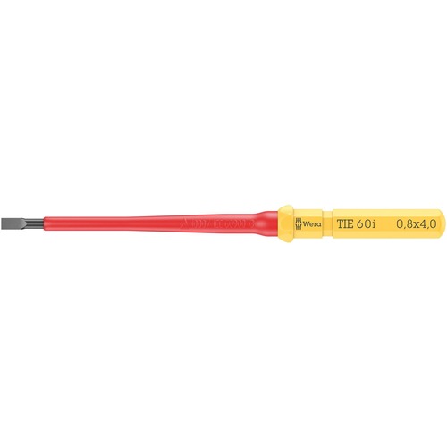 Wera Kraftform Kompakt VDE 60 i 0,8 x 4,0 x 157 mm TIE VDE Wechselklinge für Schlitzschrauben