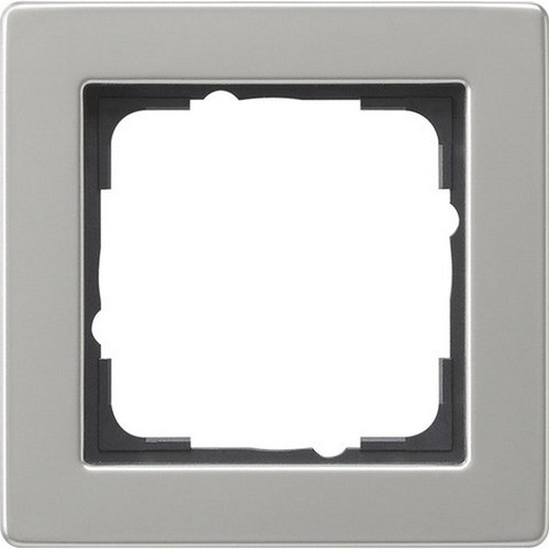 Gira Abdeckrahmen 1f Gira E2 Edelstahl