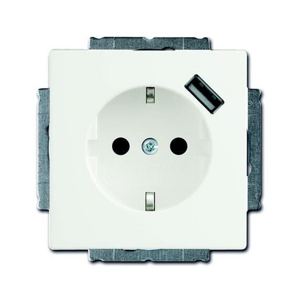 Busch-Jaeger 20 EUCBUSB-884, SCHUKO® USB-Steckdose mit erh. Berührungsschutz
