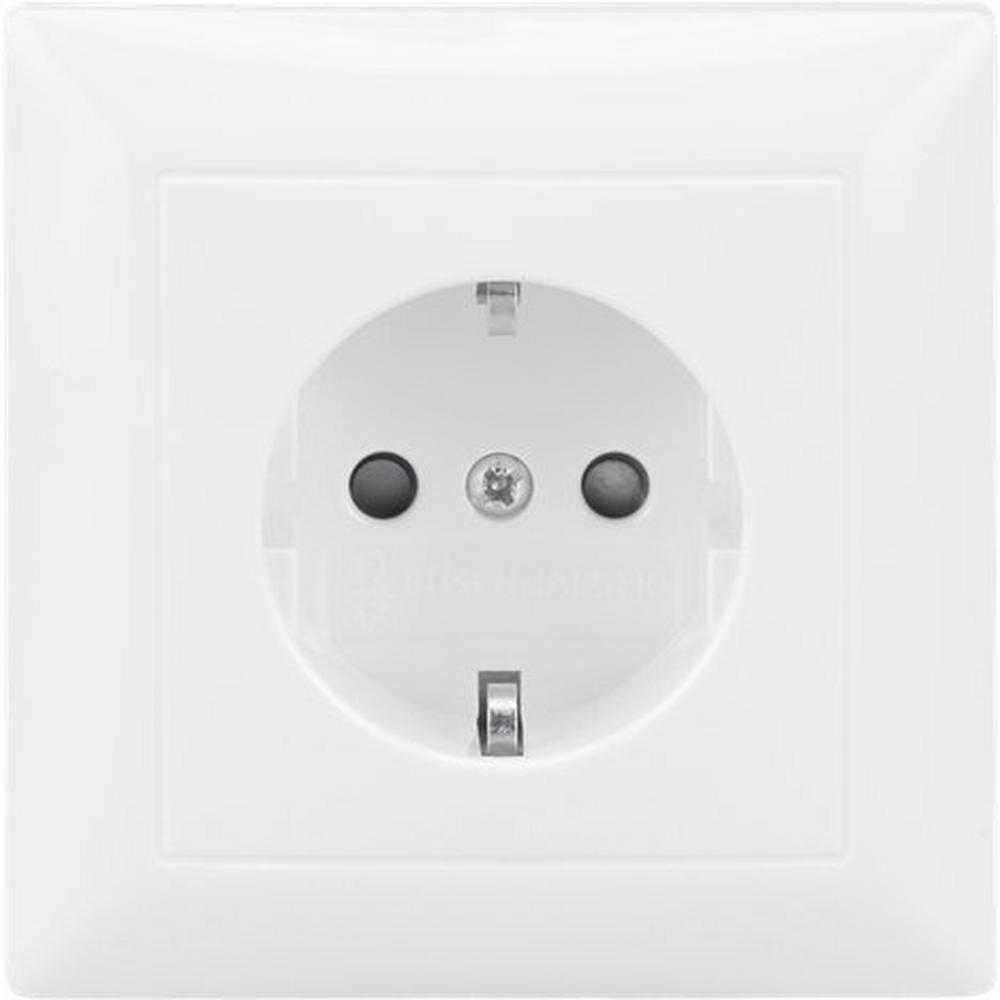 Busch-Jaeger 20 EUJB-914, SCHUKO® Steckdose Safety+ alpinweiß - Busch-balance® SI Vollplatte