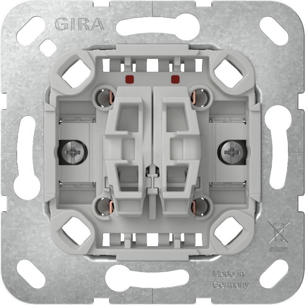 Gira 312800, Tastschalter Wechselsch. 2f Einsatz