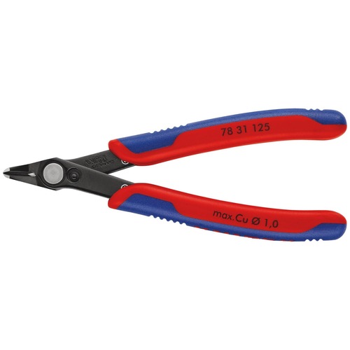 Knipex Elektronic Super Knips® schmaler Kopf, ohne Drahthalter, weicher Draht bis Ø 1 mm 125 mm