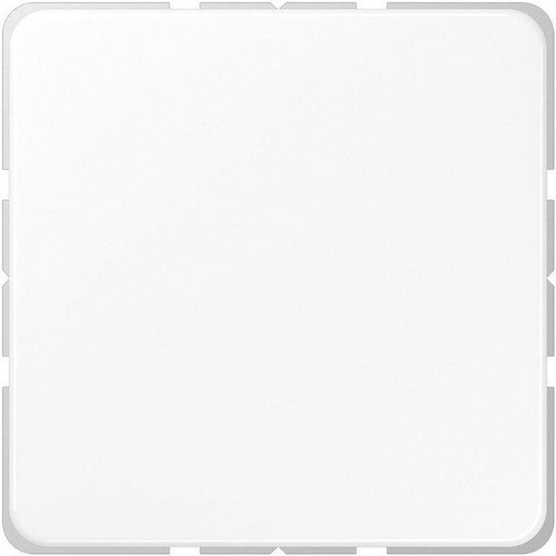 Jung Blind-Abdeckung (gerastet), Thermoplast, Serie CD, alpinweiß (CD594-0WW)