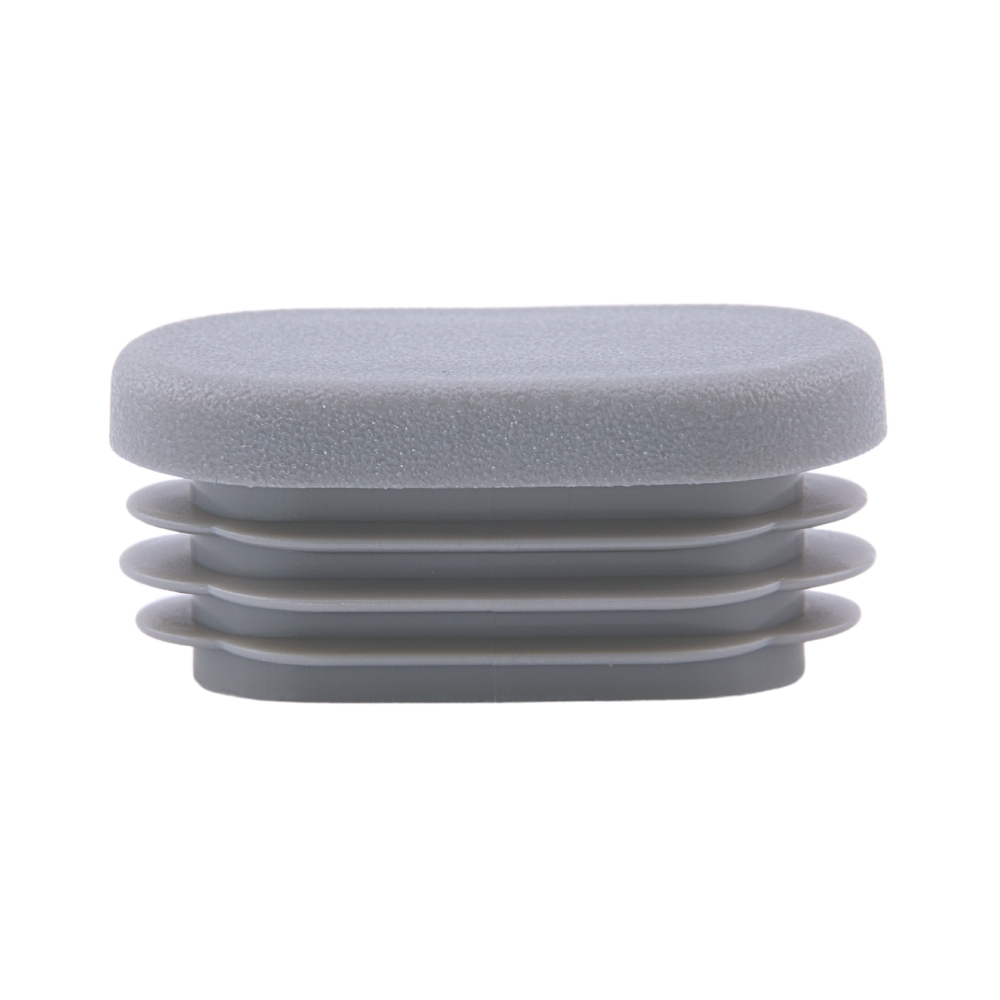 Lamellenstopfen oval 30/15x1-2,5 – PE grau