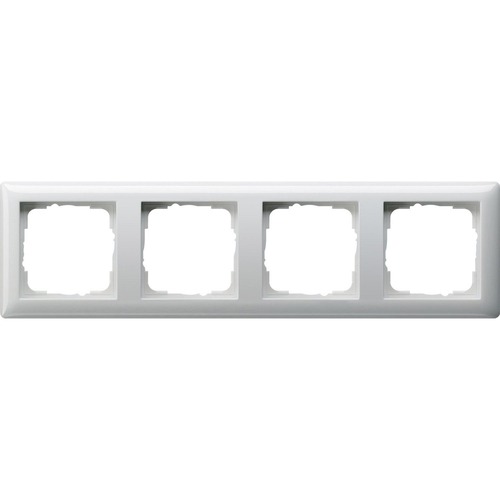 Gira Abdeckrahmen 4f Gira Standard 55 Reinweiß