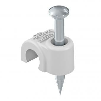 OBO Bettermann Iso-Nagel-Clip 9,0 mm – 100 Stück