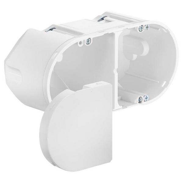 9062-74, Hohlwand Electronic-dose Luftdicht, Halogenfrei, mit Geräteschrauben, mit Trennwand