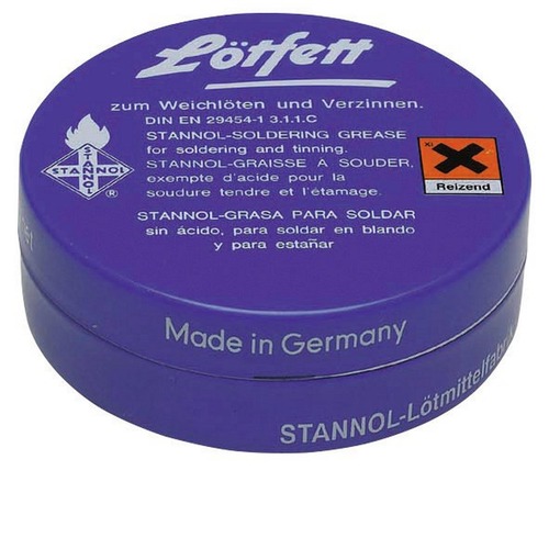 Cimco Lötfett 50 Gramm zum Weichlöten von Weissblech und verbleitem Blech
