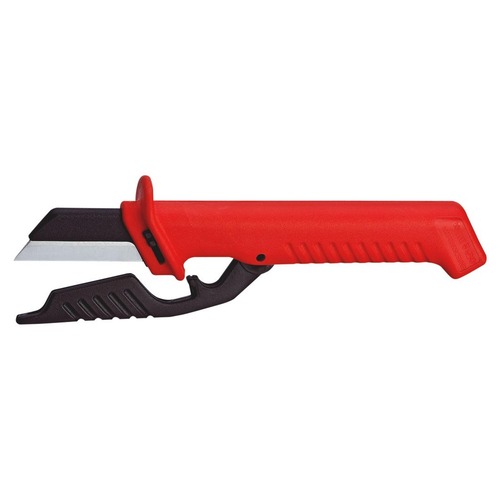 Knipex VDE Kabelmesser mit Klingenschutz VDE isoliert 185 mm