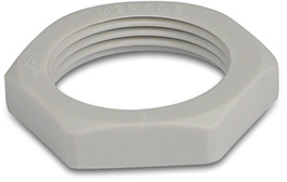 Gegenmutter M12x1,5/SW17 – Kontermutter PA 6 GF30 grau