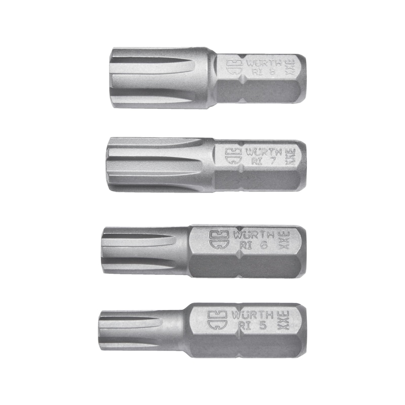 Würth Bit-Sortiment Ribe 4-tlg.