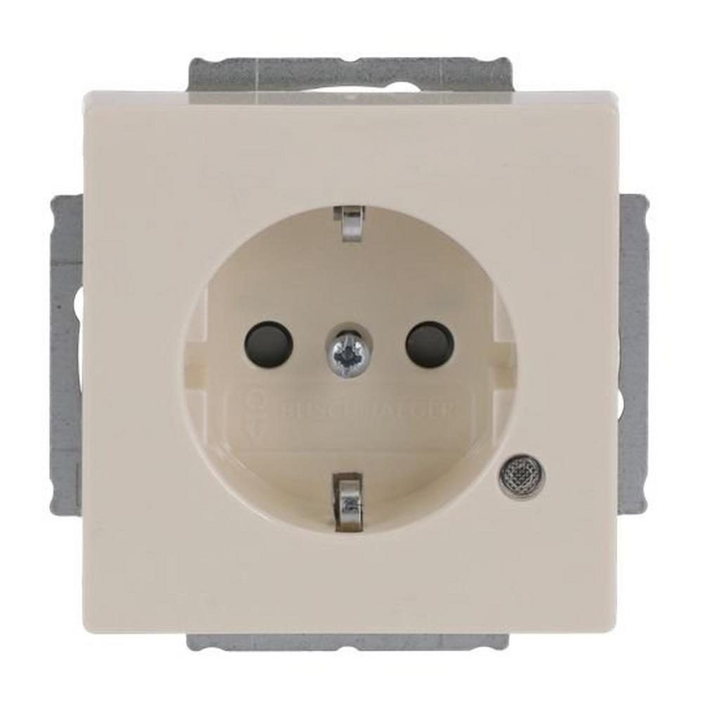 Busch-Jaeger 20 EUCBL-82, SCHUKO® Steckdosen-Einsatz mit LED Kontrolllicht