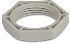 Gegenmutter M12x1,5/SW17 – Kontermutter PA 6 GF30 grau