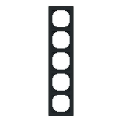 Busch-Jaeger Abdeckrahmen 5-fach schwarz matt - Busch-art linear®