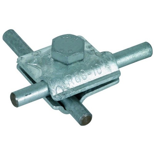 DEHN SE MV-Klemme St/tZn f. Rd 8-10mm m. Sechskantschraube