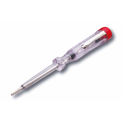 Newlec Spannungsprüfer, 120-250V AC, klar-transparent, 140 mm, VDE geprüft