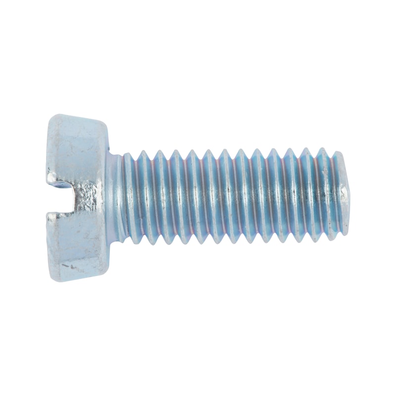 Würth Linsenschraube V-Form – 6x15, Stahl verzinkt, A2K, blau