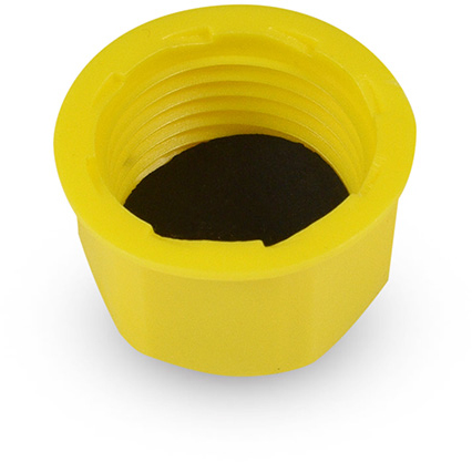 Dichtungskappen M8x1 – Gewindekappe HDPE gelb