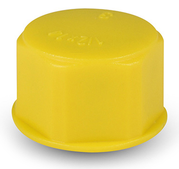 Dichtungskappen M8x1 – Gewindekappe HDPE gelb