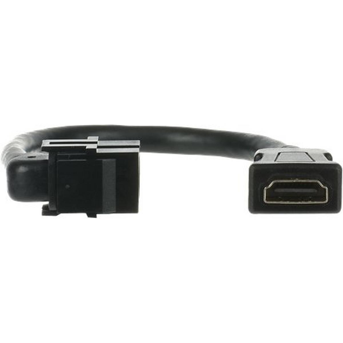 Busch-Jaeger Kabelpeitsche HDMI-Keystone gerade schwarz