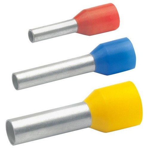Klauke Isolierte Aderendhülsen nach DIN, , 0,5 mm², Weiß, Länge 6mm, Cu, verzinnt (4696)