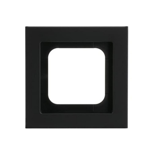 Busch-Jaeger Abdeckrahmen 1-fach schwarz matt - Busch-axcent® pur